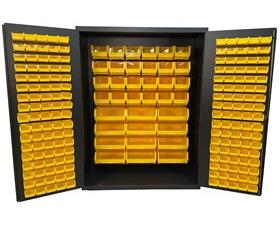 14 Gauge Heavy Duty Bin & Shelf Cabinets-F89122