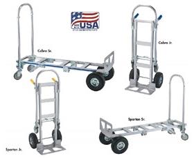 Cobra Aluminum Convertible Hand Trucks-HSPTN-JR-T18-PE