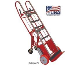 Heavy Duty Auto Rewind Ratchet Appliance Truck With Swivel Casters-HWRV-MAX-78